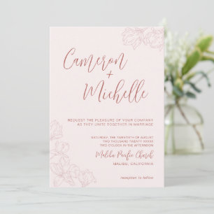 Aangepaste uitnodiging voor een Logo-palmboom op m