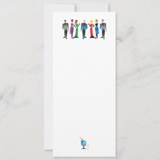 Aangepaste uitnodiging voor gasten (Achterkant)