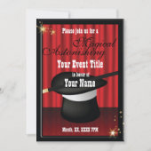 Aangepaste uitnodiging voor gebeurtenissen van Mag (Voorkant)