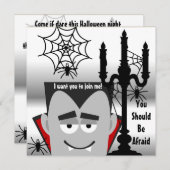 Aangepaste uitnodiging voor Halloween (Voorkant / Achterkant)