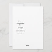 Aangepaste uitnodiging voor Halloween met antieke (Achterkant)