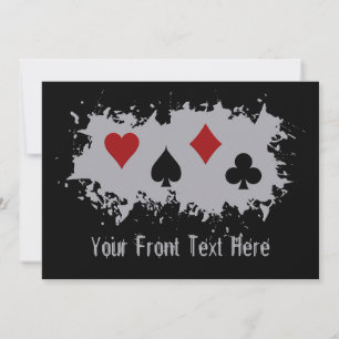 Aangepaste uitnodiging voor kaart Splash