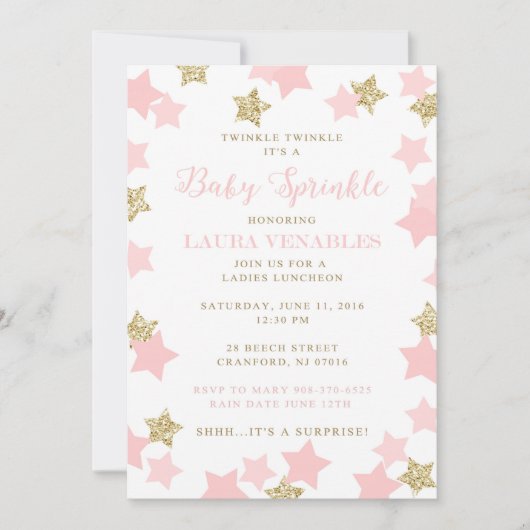 Aangepaste uitnodiging voor Maria (Voorkant)