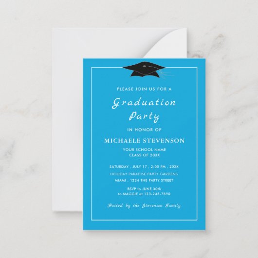 Aangepaste uitnodiging voor uw eigen ontwerp-Afstu (Voorkant)