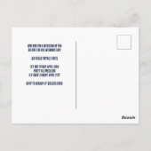 Aangepaste uitnodiging voor vrijgezellenfeest Las (Achterkant)