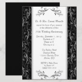 Aangepaste uitnodigingen 25e verjaardag (Voorkant / Achterkant)