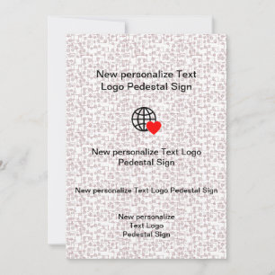 Aangepaste uitnodigingen Elegante 5x7 platte kaa