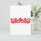 Aangepaste uitnodigingen | Persoonlijke sjablonen  (Staand voorkant)