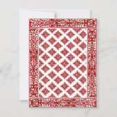 Aangepaste uitnodigingen Speelkaart Koning/Koningi (Achterkant)