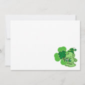Aangepaste uitnodigingen van Play Leprechaun (Achterkant)