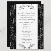 Aangepaste uitnodigingen voor 25-jarig jubileum (Voorkant / Achterkant)