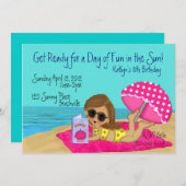 Aangepaste uitnodigingen voor elke partij (Voorkant / Achterkant)