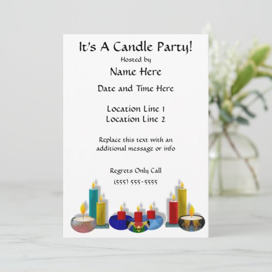 Aangepaste uitnodigingen voor Kaarten (Staand voorkant)