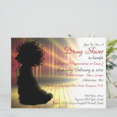 Aangepaste uitnodigingen voor Show slepen (Staand voorkant)