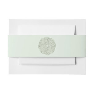 Aangepaste uitnodigingsband uitnodigingen wikkel