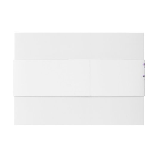 Aangepaste uitnodigingsband uitnodigingen wikkel (Achterkant Voorbeeld)