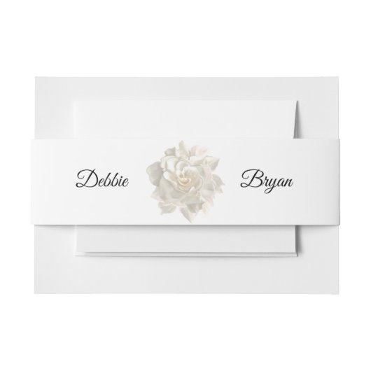 Aangepaste uitnodigingsband uitnodigingen wikkel (Voorkant Voorbeeld)