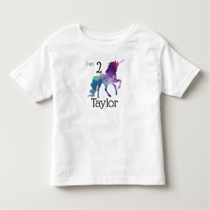 Aangepaste Unicorn Birthday Top