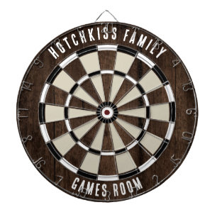 Aangepaste unieke familienaam dartbord