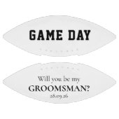 Aangepaste Unieke Football Groomsmen Voorstel Gift (Panelen)