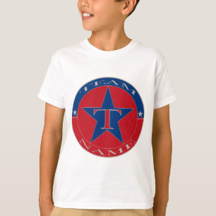 Aangepaste unieke gepersonaliseerde Kinder teamnaa T-shirt