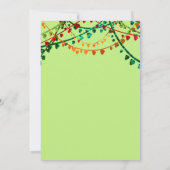 Aangepaste Unieke Kleurrijke Leuke Lichten Kerstfe Kaart (Achterkant)