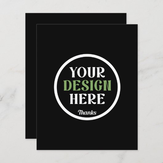 Aangepaste, unieke, slanke & minimalistische Hersh (Voorkant / Achterkant)