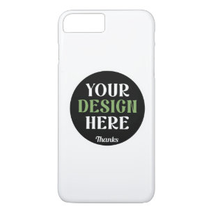 Aangepaste, unieke, slanke & minimalistische Hersh iPhone 8 Plus / 7 Plus Hoesje