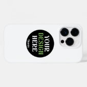 Aangepaste, unieke, slanke & minimalistische Hersh Case-Mate iPhone Case (Achterkant (horizontaal))