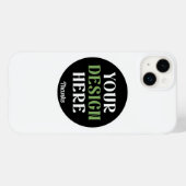 Aangepaste, unieke, slanke & minimalistische Hersh Case-Mate iPhone Case (Achterkant (horizontaal))