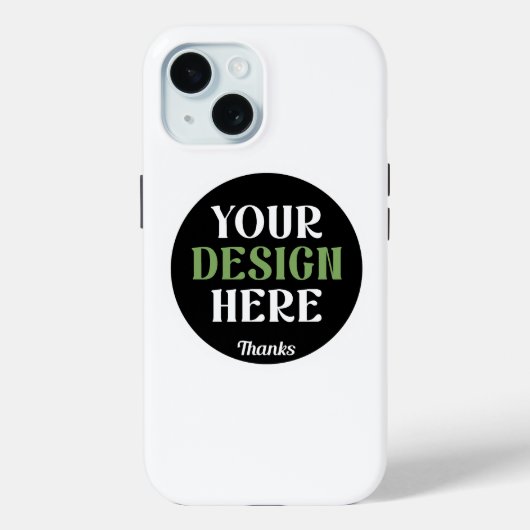 Aangepaste, unieke, slanke & minimalistische Hersh Case-Mate iPhone Case (Achterkant)