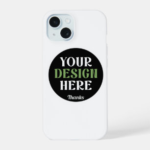 Aangepaste, unieke, slanke & minimalistische Hersh iPhone 15 Hoesje