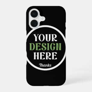 Aangepaste, unieke, slanke & minimalistische Hersh iPhone 16 Hoesje