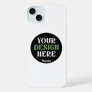 Aangepaste, unieke, slanke & minimalistische Hersh iPhone 15 Plus Case