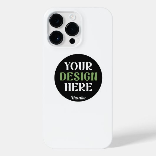 Aangepaste, unieke, slanke & minimalistische Hersh iPhone Hoesje (Achterkant)