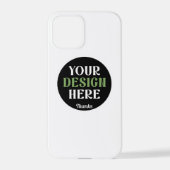 Aangepaste, unieke, slanke & minimalistische Hersh iPhone Hoesje (Achterkant)