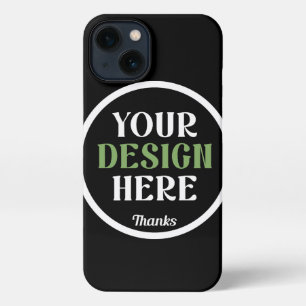 Aangepaste, unieke, slanke & minimalistische Hersh iPhone 13 Hoesje