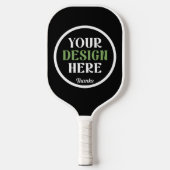 Aangepaste, unieke, slanke & minimalistische Hersh Pickleball Paddle (Voorkant)