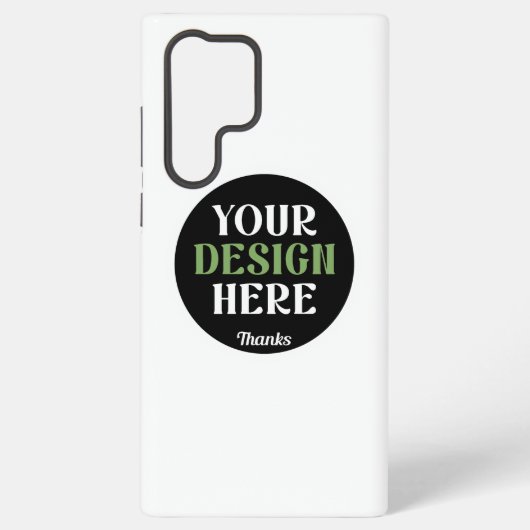 Aangepaste, unieke, slanke & minimalistische Hersh Samsung Galaxy Hoesje (Achterkant)