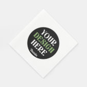 Aangepaste, unieke, slanke & minimalistische Hersh Servet (Hoek)