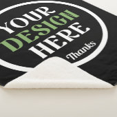 Aangepaste, unieke, slanke & minimalistische Hersh Sherpa Deken (3/4)