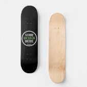 Aangepaste, unieke, slanke & minimalistische Hersh Skateboard (Voorkant)