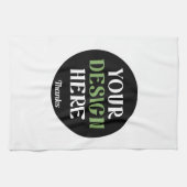 Aangepaste, unieke, slanke & minimalistische Hersh Theedoek (Horizontaal)