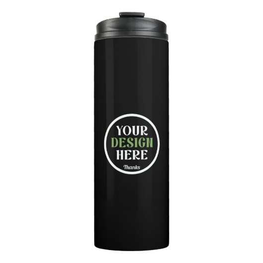 Aangepaste, unieke, slanke & minimalistische Hersh Thermosbeker (Voorkant)