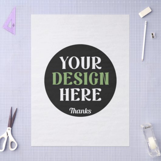 Aangepaste, unieke, slanke & minimalistische Hersh Tissuepapier (Craft)