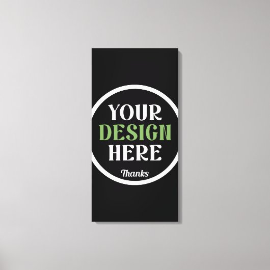 aangepaste, unieke, strakke & minimalistische hers canvas afdruk (Voorkant)