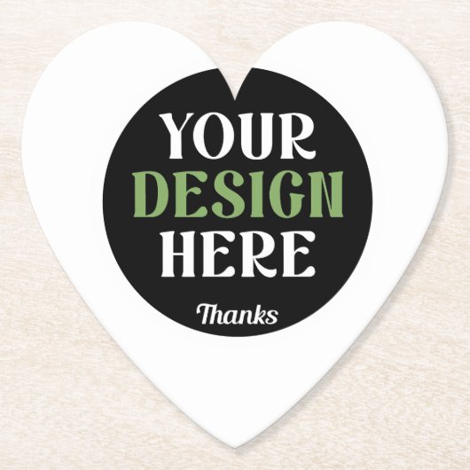 aangepaste, unieke, strakke & minimalistische hers kartonnen onderzetters (Voorkant)