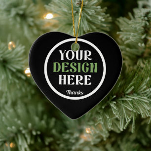 aangepaste, unieke, strakke & minimalistische hers keramisch ornament