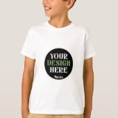 aangepaste, unieke, strakke & minimalistische hers t-shirt (Voorkant)
