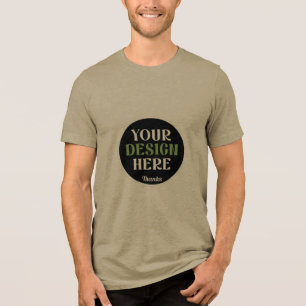 aangepaste, unieke, strakke & minimalistische hers Tri-Blend shirt